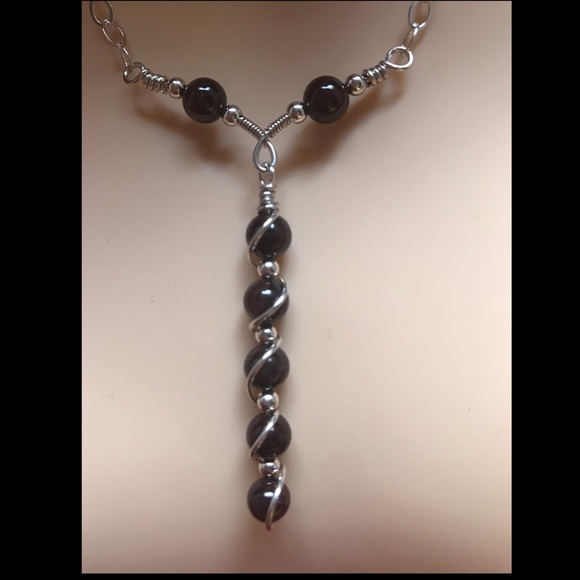 Genuine Garnet Y 925 Sterling Silver Neck - Picture 2 of 7
